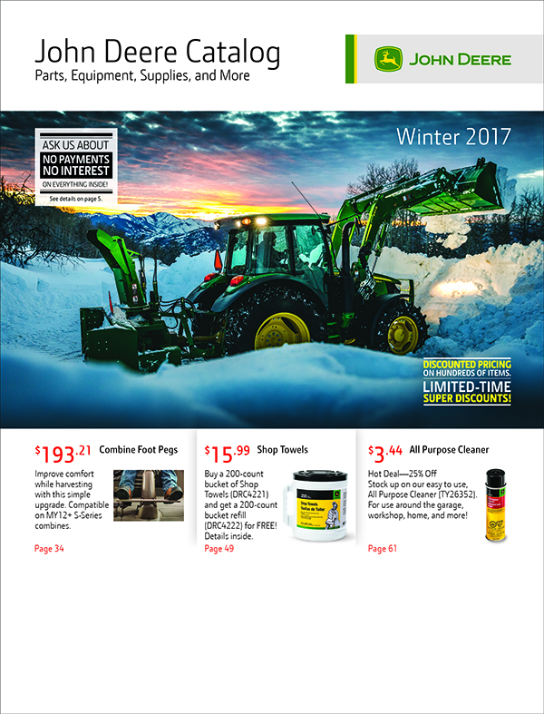 John Deere Parts Catalog Winter 2017