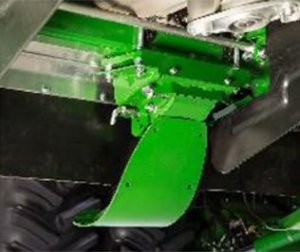 John Deere Cornhead Stalk Deflectors Mounted on Cornhead