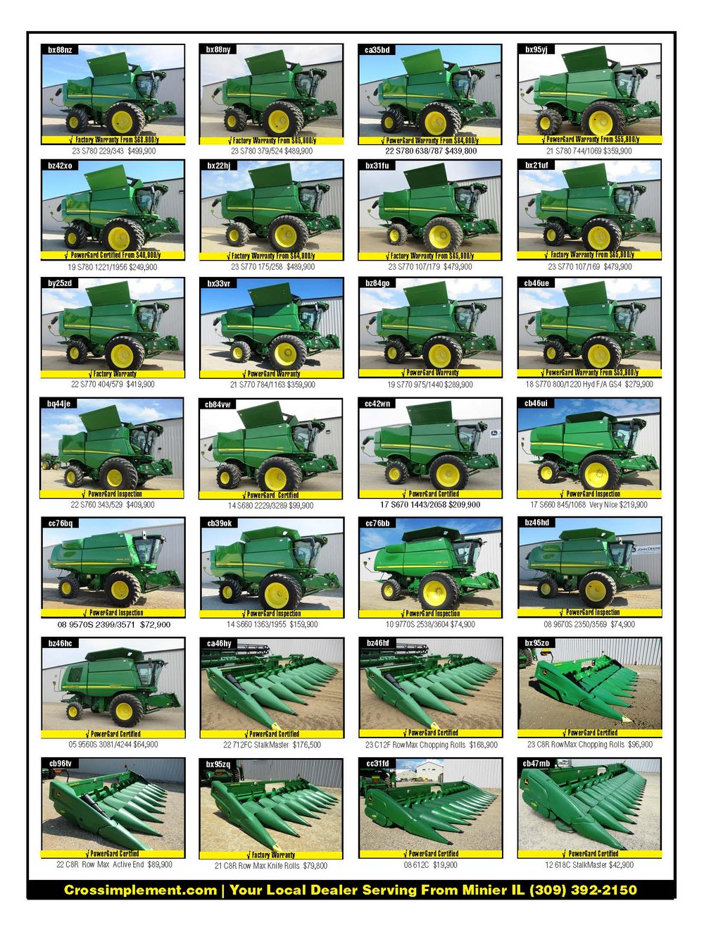 Tractorhouse Cross Implement Ad Page 3